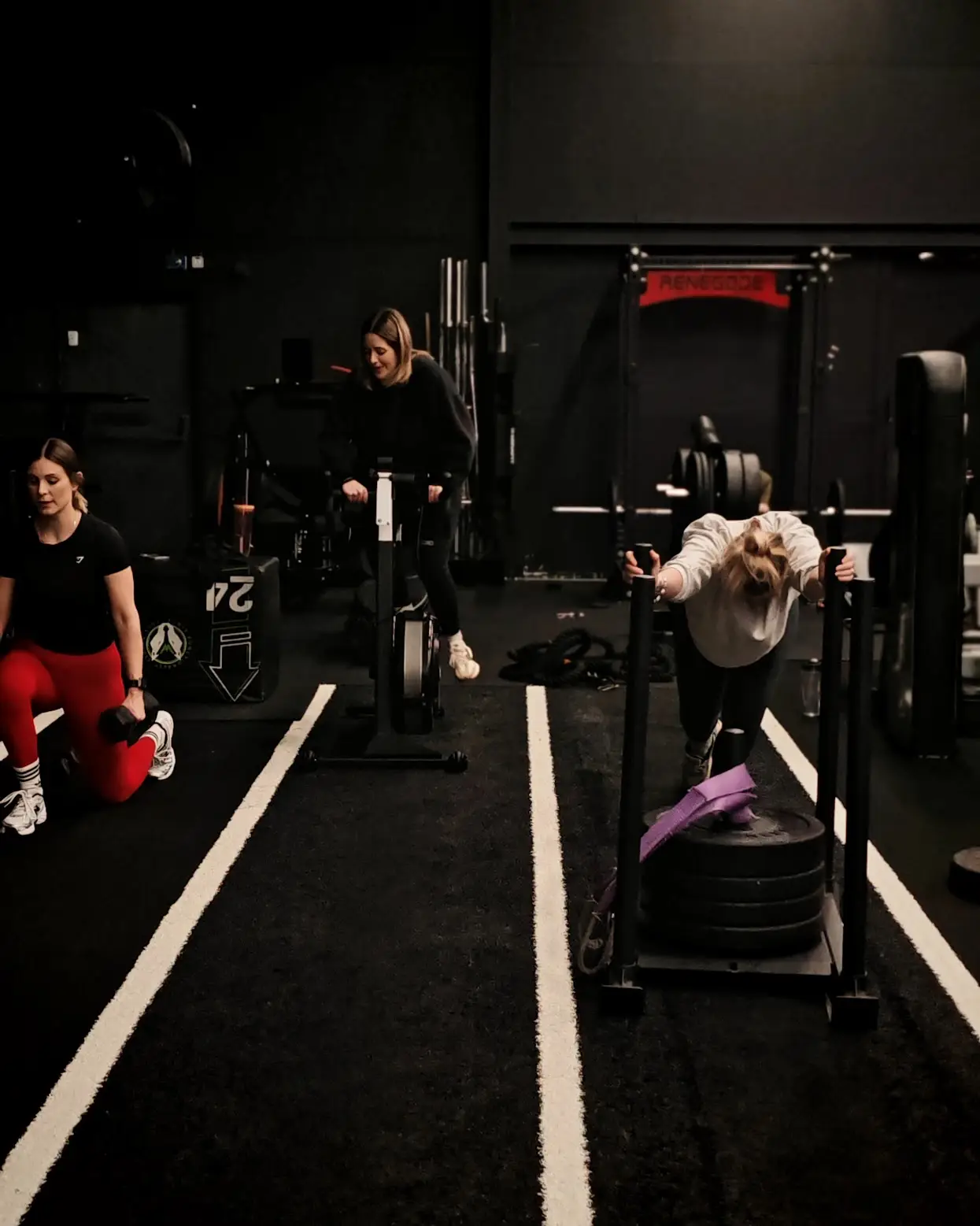 Women's group training Cardiff Bay over 40